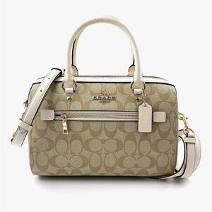 NWT Coach Rowan Bag in Signature Satchel